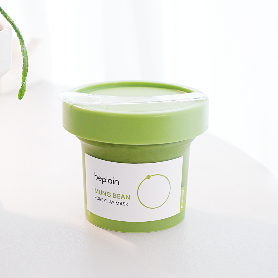 BEPLAIN｜綠豆胺基酸洗面乳 綠豆毛孔清潔泥膜 溫和清潔 氨基酸 綠豆酵素 3分鐘毛孔淨化｜smnida美妝｜-細節圖6