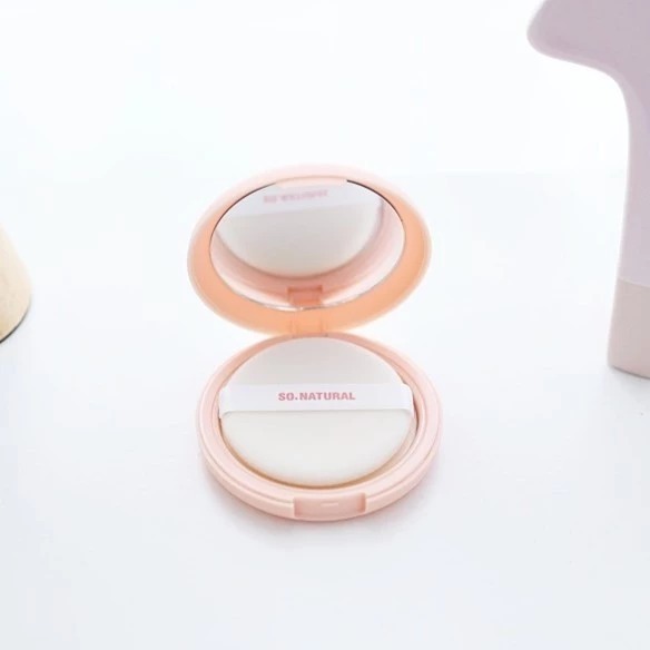 SO NATURAL｜蜜桃爽身粉餅 爽身蜜粉 蜜桃芳香 提亮 光滑 汗臭味out 韓國人氣品牌｜smnida美妝｜-細節圖3
