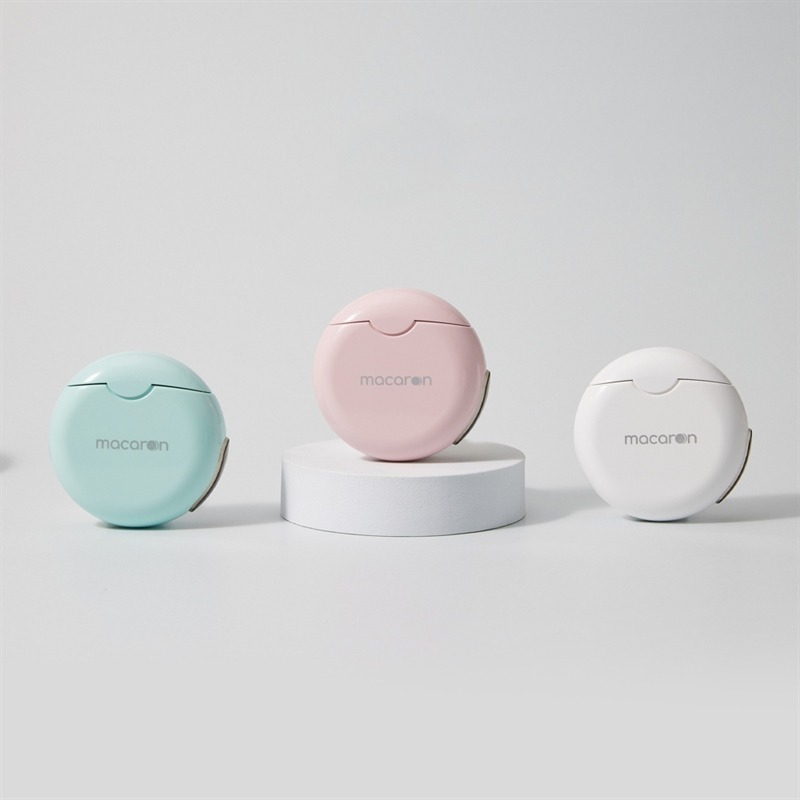 MACARON｜迷你溫感眼部按摩機 新升級二合一 溫感 震動 舒緩疲勞 小巧攜帶 穴位按摩 眼周｜smnida美妝｜-細節圖2