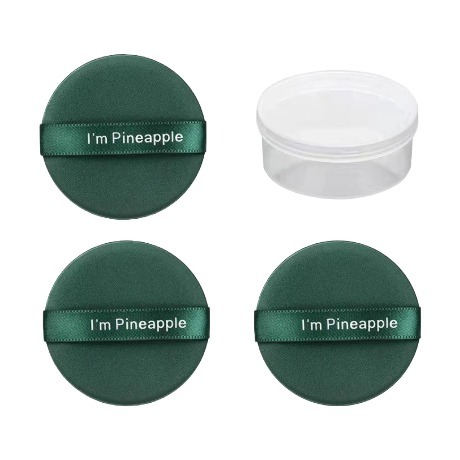 MIC｜小紅書🔥菠蘿派 草莓派 蛋黃派粉撲 乳膠粉撲 圓形 水滴 雙面使用 乾濕兩用 美妝蛋 粉撲｜smnida美妝｜-規格圖6