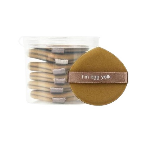 MIC｜小紅書🔥菠蘿派 草莓派 蛋黃派粉撲 乳膠粉撲 圓形 水滴 雙面使用 乾濕兩用 美妝蛋 粉撲｜smnida美妝｜-規格圖6