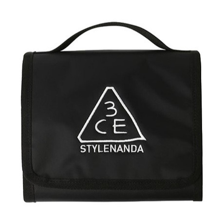 3CE｜鏡子 手拿鏡 方型鏡 收納包 化妝包 三角包 盥洗包 洗漱包 收納 旅行｜smnida美妝｜-規格圖2