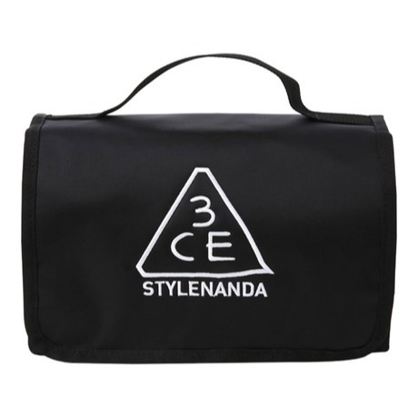 3CE｜鏡子 手拿鏡 方型鏡 收納包 化妝包 三角包 盥洗包 洗漱包 收納 旅行｜smnida美妝｜-規格圖2