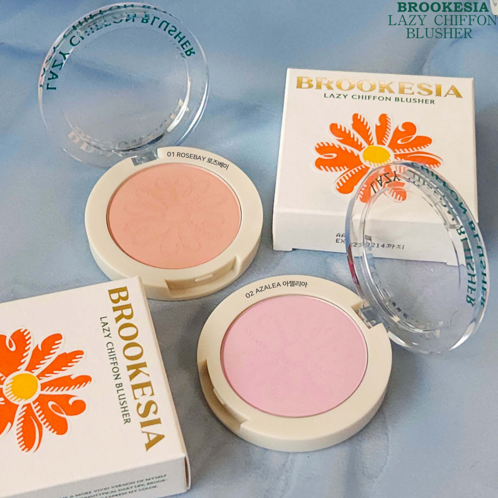 BROOKESIA｜純素春日雪紡腮紅 小花腮紅 霧面 單色 顯色腮紅 韓國腮紅 純素彩妝 韓國純素｜smnida美妝｜-細節圖3