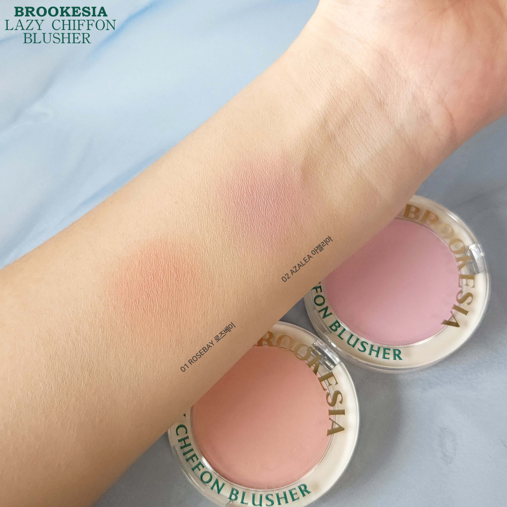 BROOKESIA｜純素春日雪紡腮紅 小花腮紅 霧面 單色 顯色腮紅 韓國腮紅 純素彩妝 韓國純素｜smnida美妝｜-細節圖5