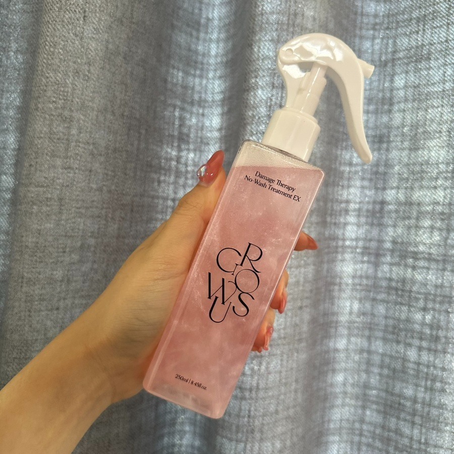 GROWUS｜戈洛絲 珍珠粉免沖洗護髮噴霧 安瓶 洗髮精 海鹽控油 修護 玫瑰麝香味 柔順髮｜smnida美妝｜-細節圖5