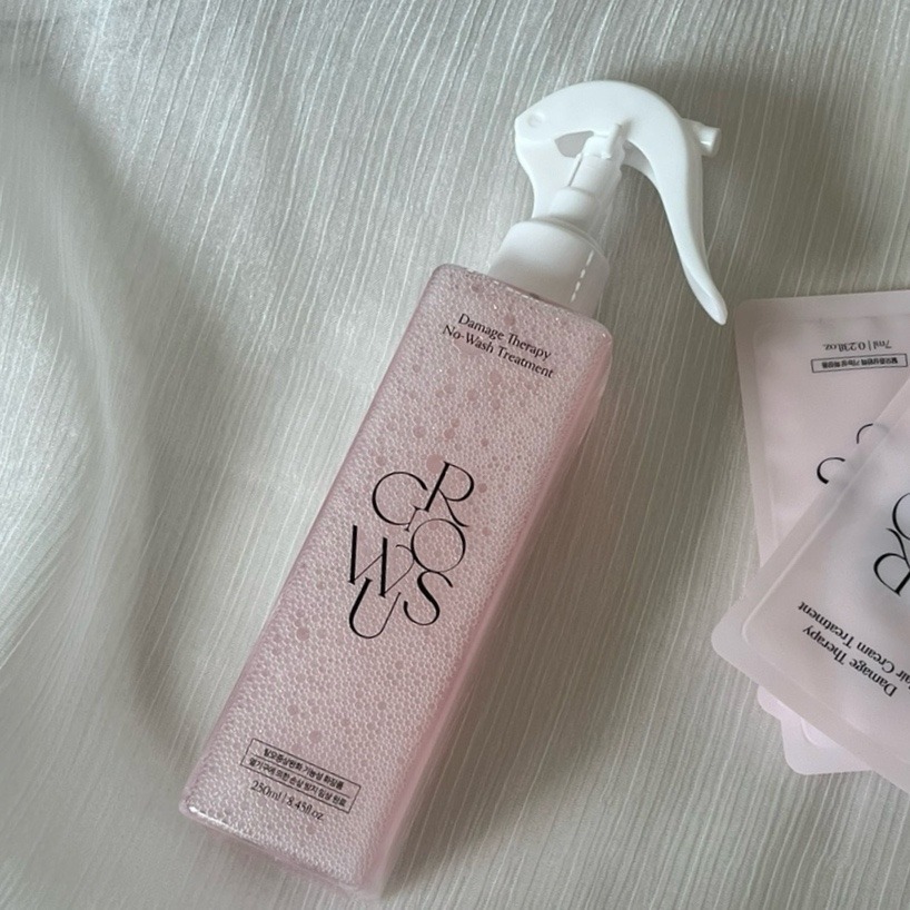 GROWUS｜戈洛絲 珍珠粉免沖洗護髮噴霧 安瓶 洗髮精 海鹽控油 修護 玫瑰麝香味 柔順髮｜smnida美妝｜-細節圖6
