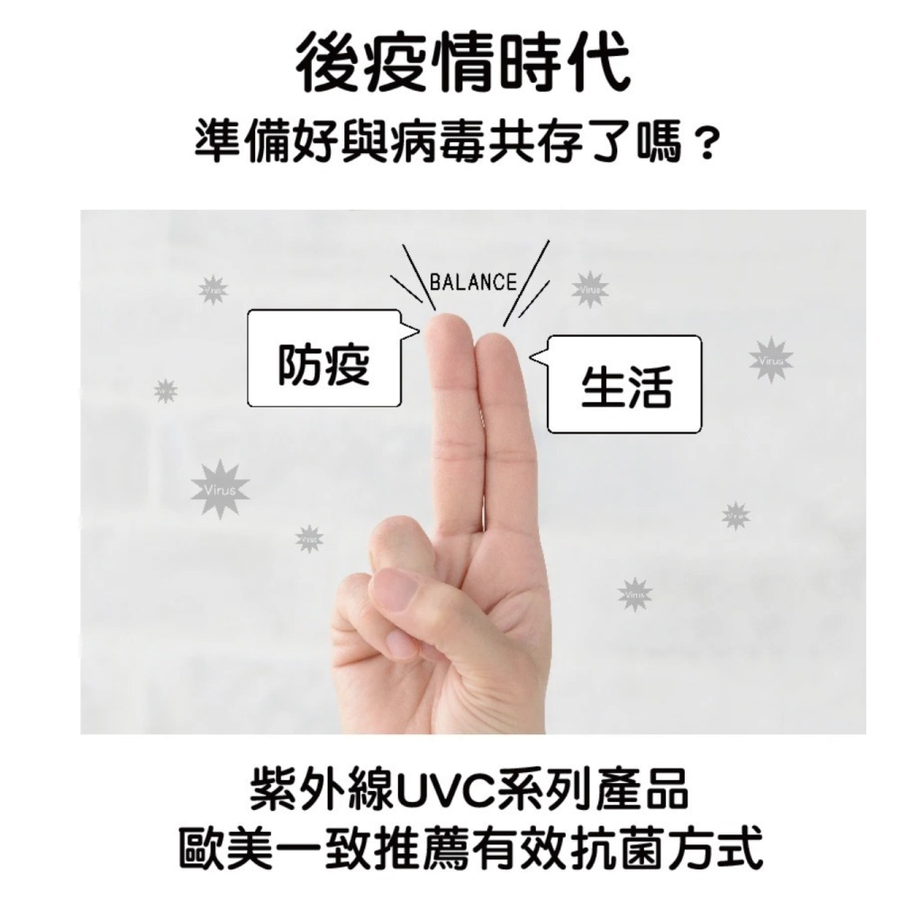 Z1紫外線消毒燈💡功能升級版｜歐規UVC253.7nm🌟智能偵測👁️99%抑菌✔️安全停機🚫-細節圖2