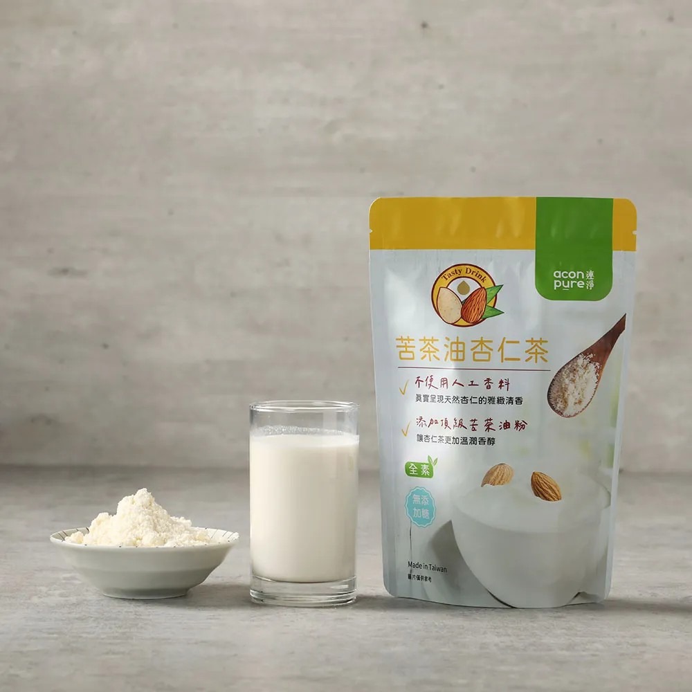 連淨苦茶油杏仁茶（無糖配方）｜初胚燕麥＋亞麻仁籽×無香料×全素健康飲品🌿-細節圖2