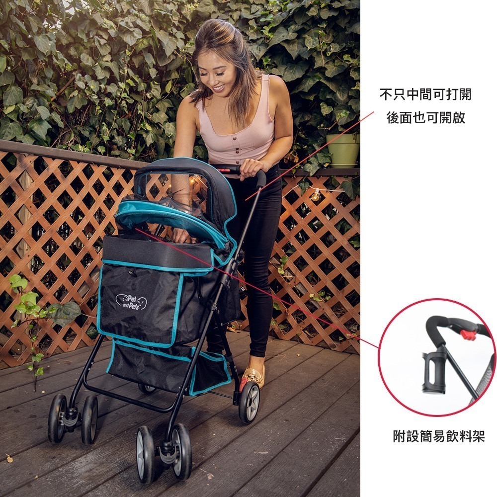 ⚡ 限時超殺優惠！Swift超輕量寵物推車 🎒 小型犬貓專用，輕盈舒適，快搶！-細節圖3