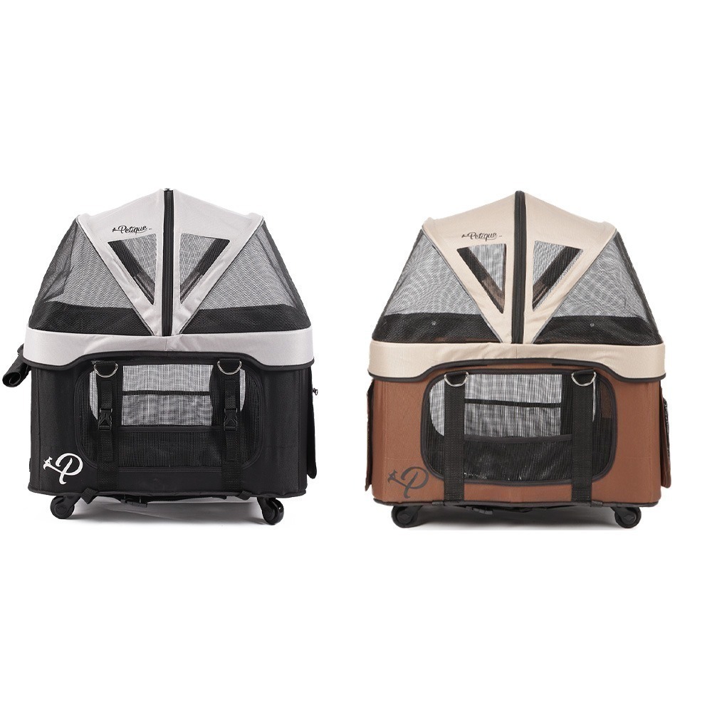 💥 超值下殺！【四合一多功能】高鐵小巴 🚄 分離式寵物推車（灰）  🐶🐱 超值特惠，搶購中！-細節圖10