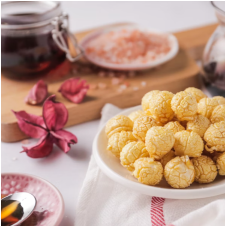 Magi Planet星球工坊爆米花(玫瑰鹽焦糖)110g｜一組3包｜喜馬拉雅玫瑰鹽 × 手熬焦糖｜全素點心首選-細節圖2