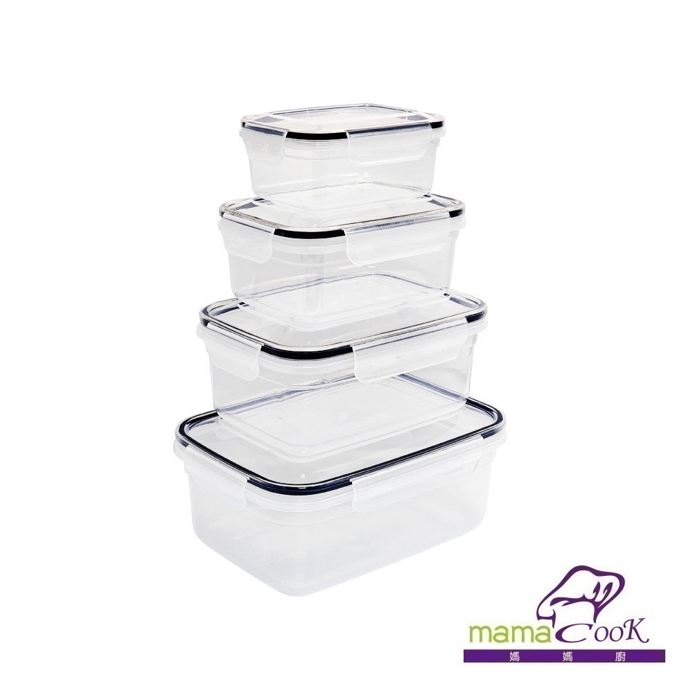 限時降價！【義大利Mama Cook】四合一收納密封盒｜可微波×大容量×超值入手🔥-細節圖2