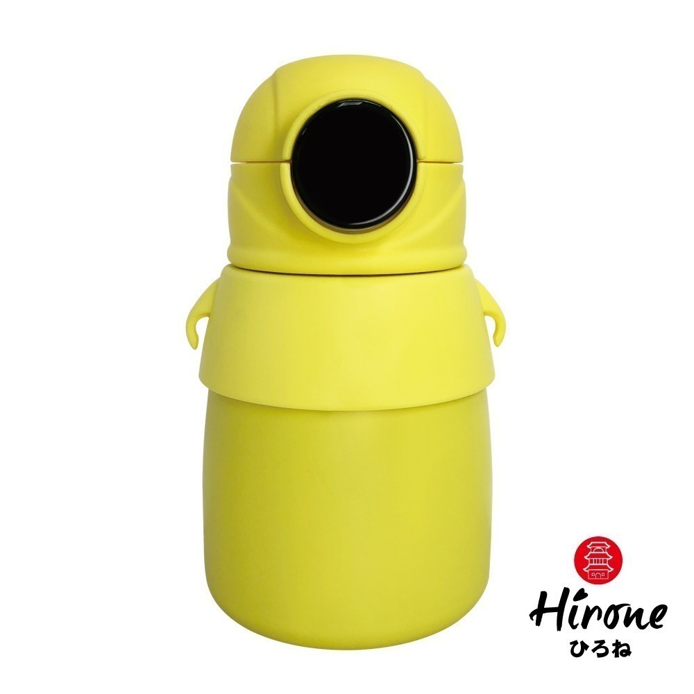 隨行溫暖每一刻！✨【日本Hirone】316不鏽鋼顯溫保溫杯400ml(附背帶)✨-細節圖3