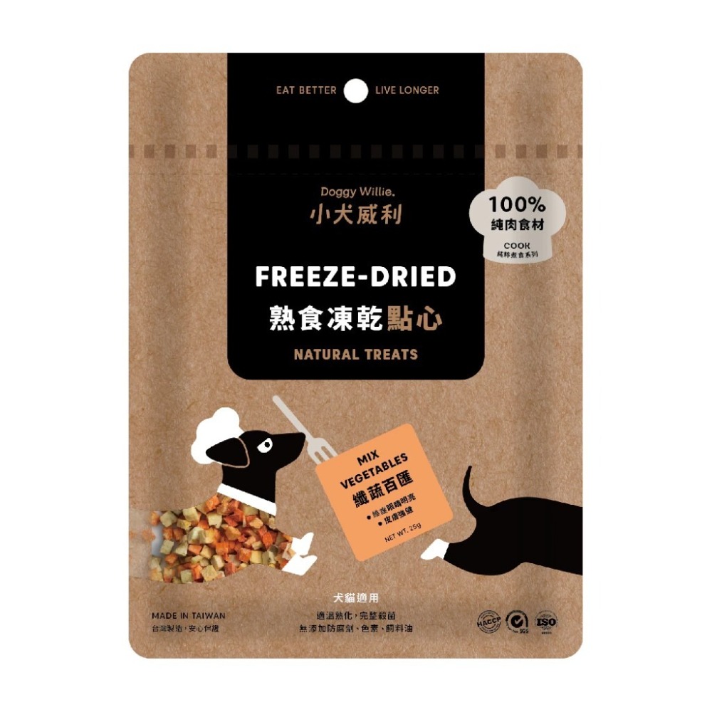 🔥熱銷寵物凍乾【DoggyWillie】Cook純粹煮食系列 熟食凍乾點心🐾純肉高蛋白💧補水挑嘴救星🐶-細節圖6