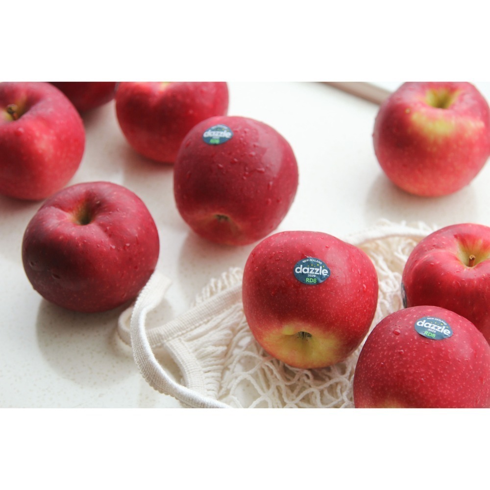 【免運】送禮首選🎁紐西蘭Dazzle蘋果禮盒｜180g×8顆｜亮紅脆甜・多汁大果🍎-細節圖2