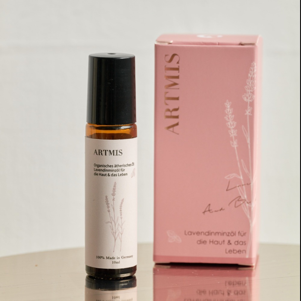 【ARTMIS 德國原裝植靈油滾珠瓶】100%有機薰衣草×胡椒薄荷精油｜舒壓放鬆 × 提神醒腦 × 肌肉舒緩-規格圖4