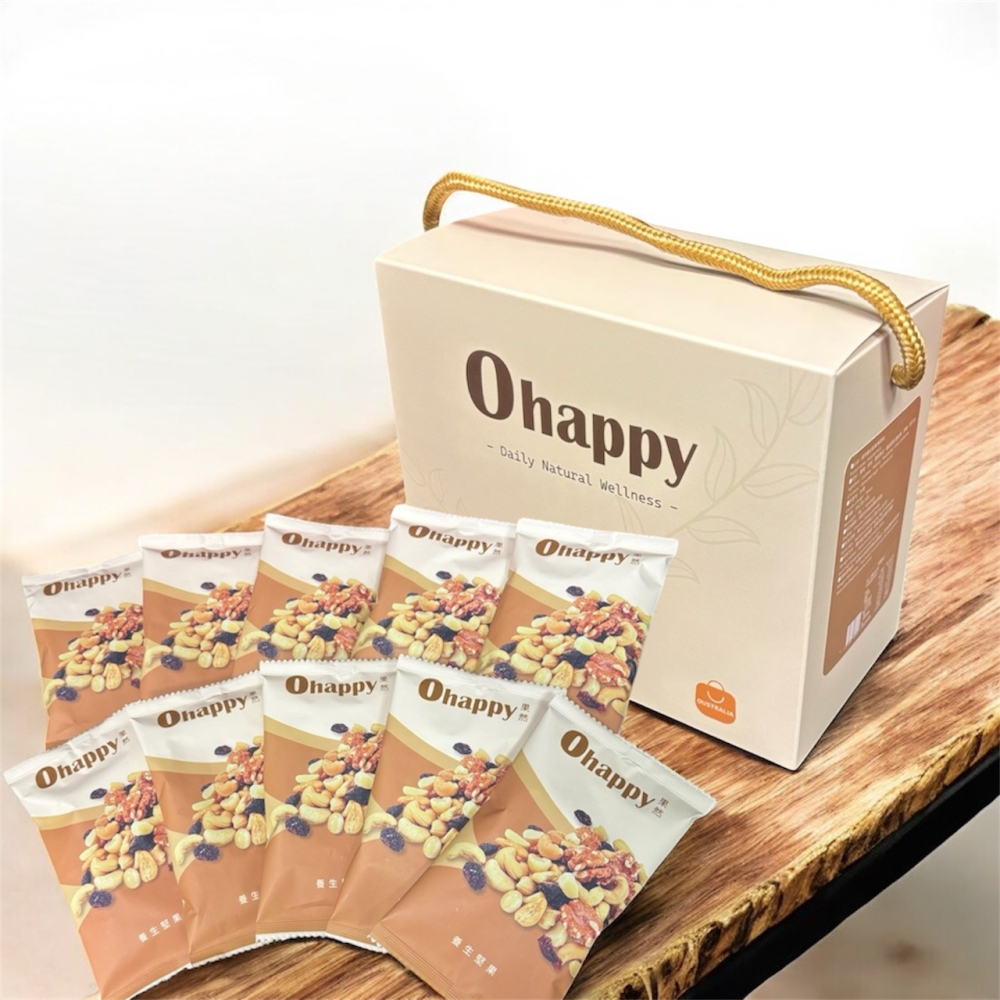 小包也奢華！果然養生堅果 30g｜三種堅果＋蔓越莓｜10入精緻禮盒-細節圖2