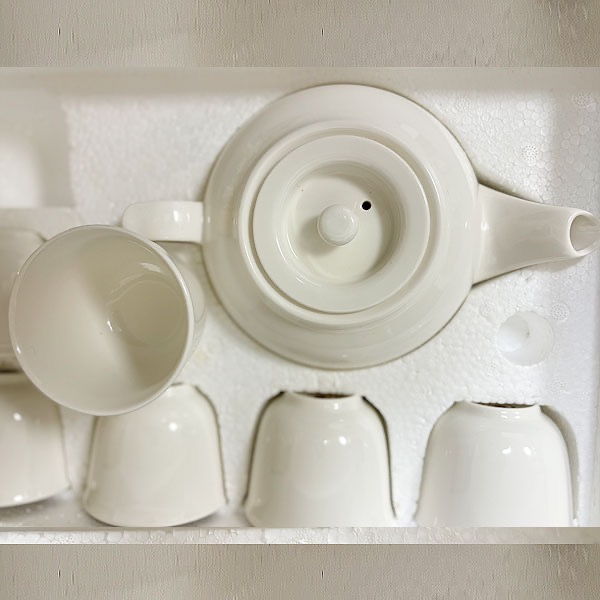 白色 茶具組 /組 全新 未使用-細節圖3