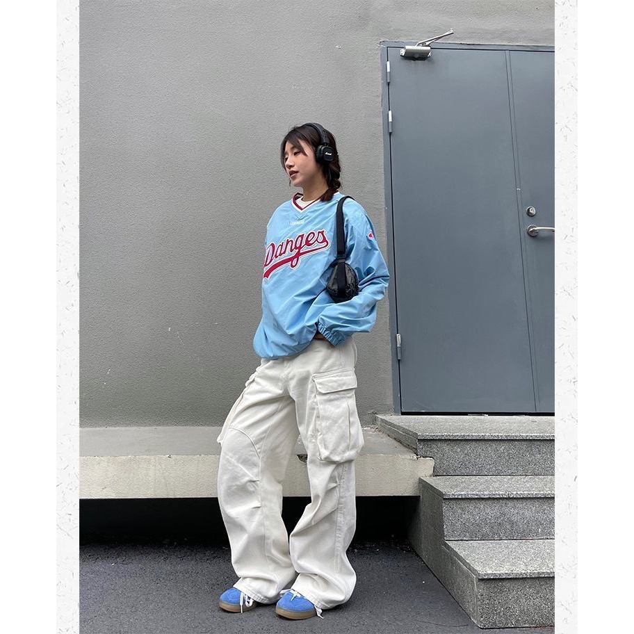 美式休閒風衝鋒衣長袖上衣-細節圖6