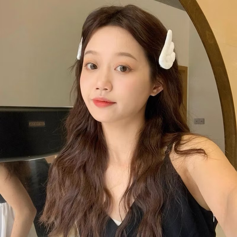 天使翅膀髮夾🦋韓系甜美風天使髮夾設計感小天使髮夾翅膀髮夾可愛髮夾髮飾頭飾y2k配件飾品邊夾瀏海夾髮夾公主頭髮夾-細節圖4