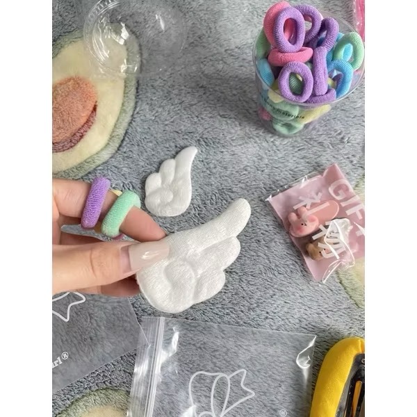 天使翅膀髮夾🦋韓系甜美風天使髮夾設計感小天使髮夾翅膀髮夾可愛髮夾髮飾頭飾y2k配件飾品邊夾瀏海夾髮夾公主頭髮夾-細節圖6