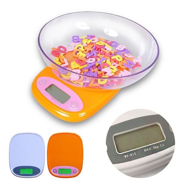 液晶螢幕3kg秤 電子秤  電子磅秤 料理秤 烘焙秤   烘焙料理用具 廚房用品   贈品禮品  B2034-細節圖2