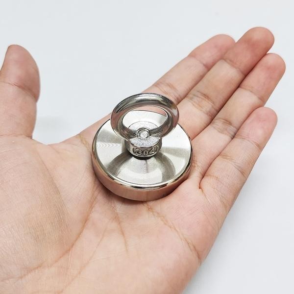 打撈強力磁鐵42mm 32mm 打撈磁鐵 圓環磁鐵 強磁掛環 磁鐵掛勾 冰箱磁鐵 多功能磁鐵 贈品禮品-細節圖3