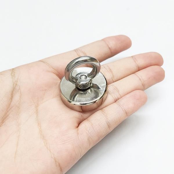 打撈強力磁鐵42mm 32mm 打撈磁鐵 圓環磁鐵 強磁掛環 磁鐵掛勾 冰箱磁鐵 多功能磁鐵 贈品禮品-細節圖5