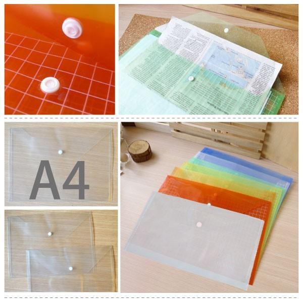 文件袋 有扣A4文件袋-薄 扣式收納袋 資料袋 文件夾 文具事務用品 贈品禮品 B2506-細節圖2