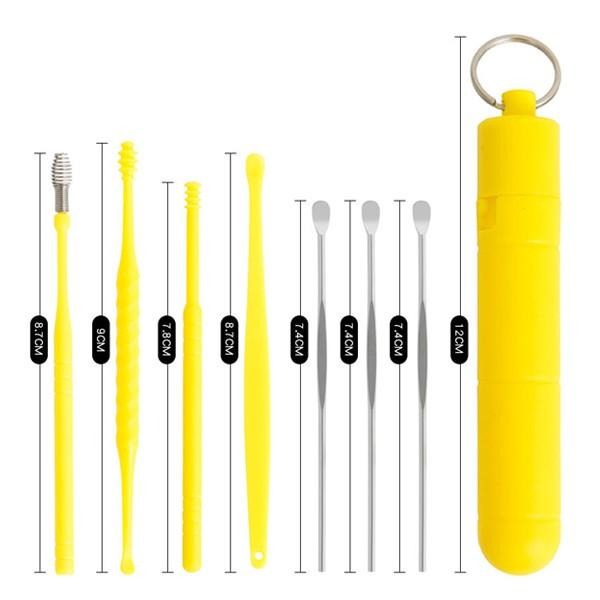 耳勺工具組 旅行攜帶式多功能修容工具 挖耳棒 掏耳棒 掏耳朵工具 贈品禮品 A5499-細節圖2