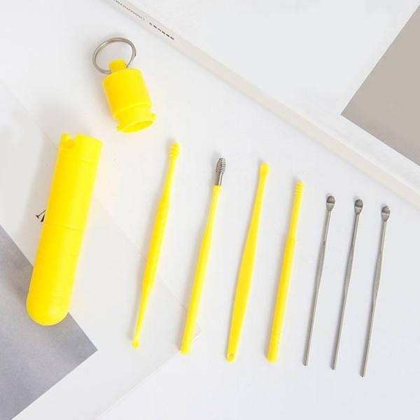 耳勺工具組 旅行攜帶式多功能修容工具 挖耳棒 掏耳棒 掏耳朵工具 贈品禮品 A5499-細節圖4