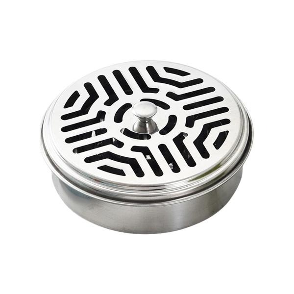 帶蓋蚊香盤 加高款 有蓋蚊香盒 蚊香架 帶釘蚊香盤 蚊香支架 居家戶外露營驅蚊 贈品禮品 A6458-細節圖3