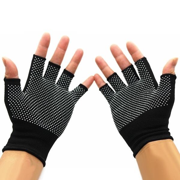 防滑露指手套 半指手套 防曬機車手套 自行車手套 釣魚手套 工作手套 贈品禮品 A6452-細節圖3