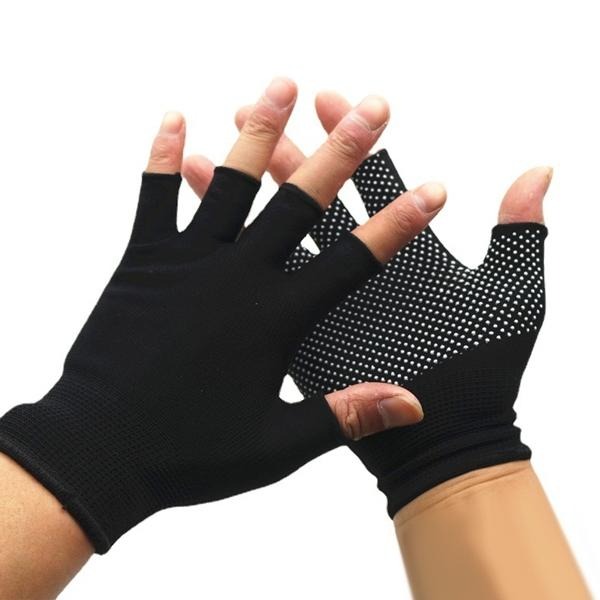 防滑露指手套 半指手套 防曬機車手套 自行車手套 釣魚手套 工作手套 贈品禮品 A6452-細節圖4