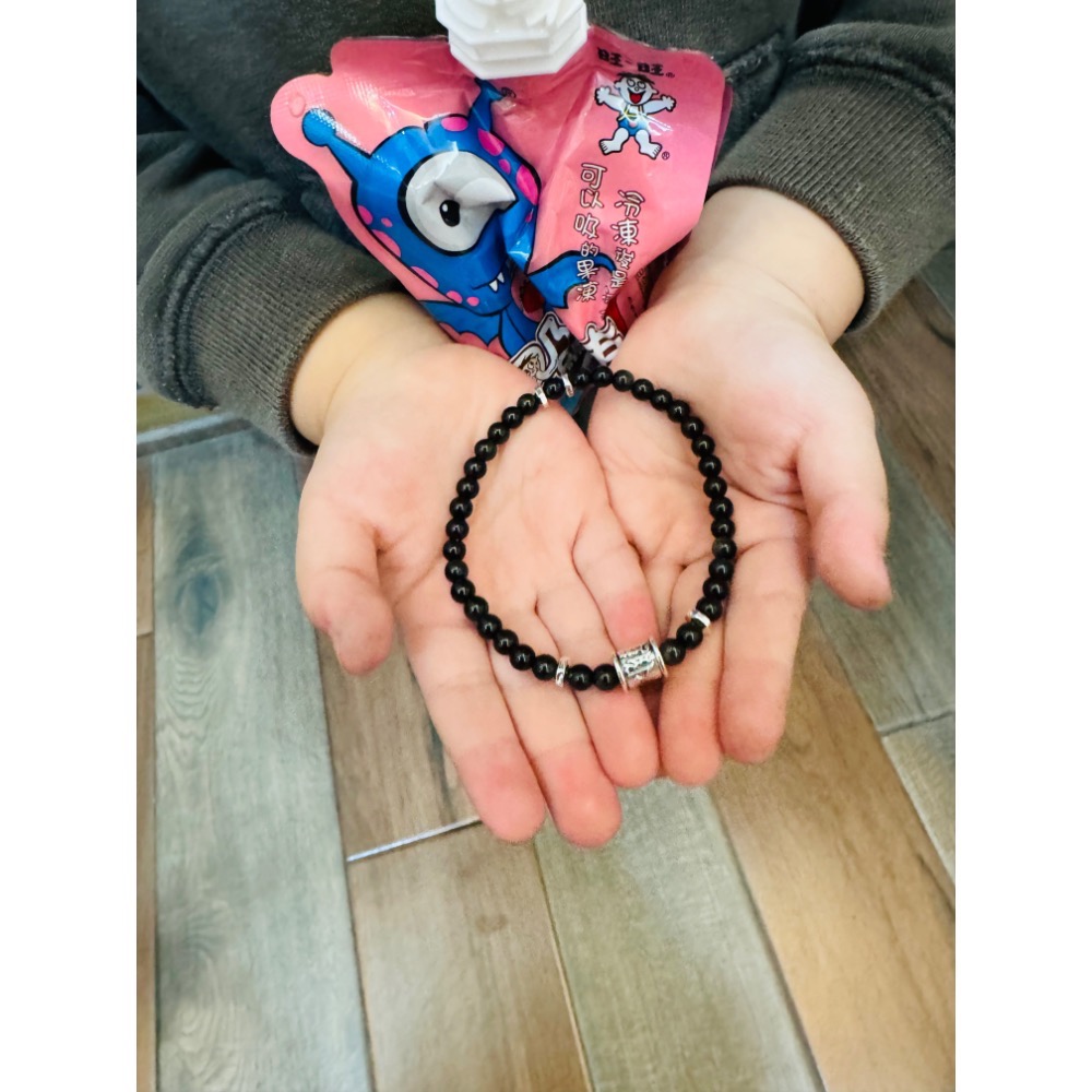 白沙屯媽祖過香爐 天然黑鑰匙 細緻手鏈-規格圖1