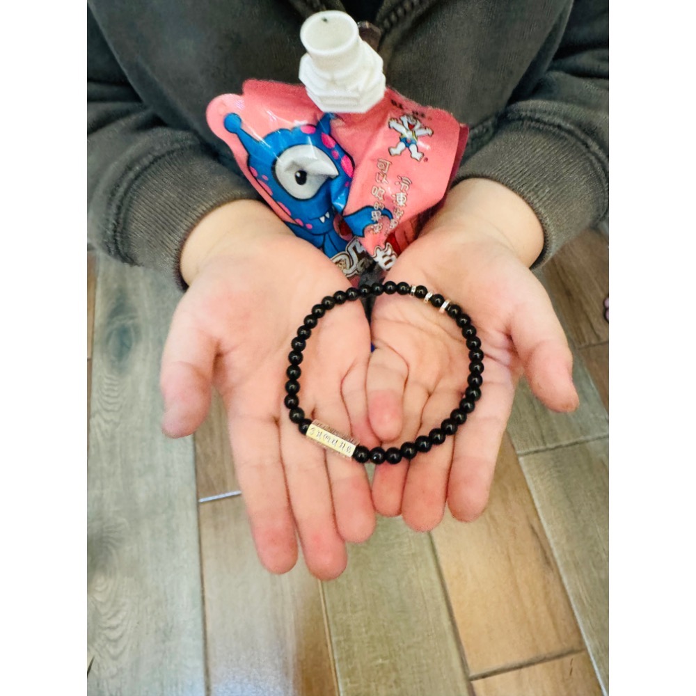 白沙屯媽祖過香爐 天然黑鑰匙 細緻手鏈-規格圖1