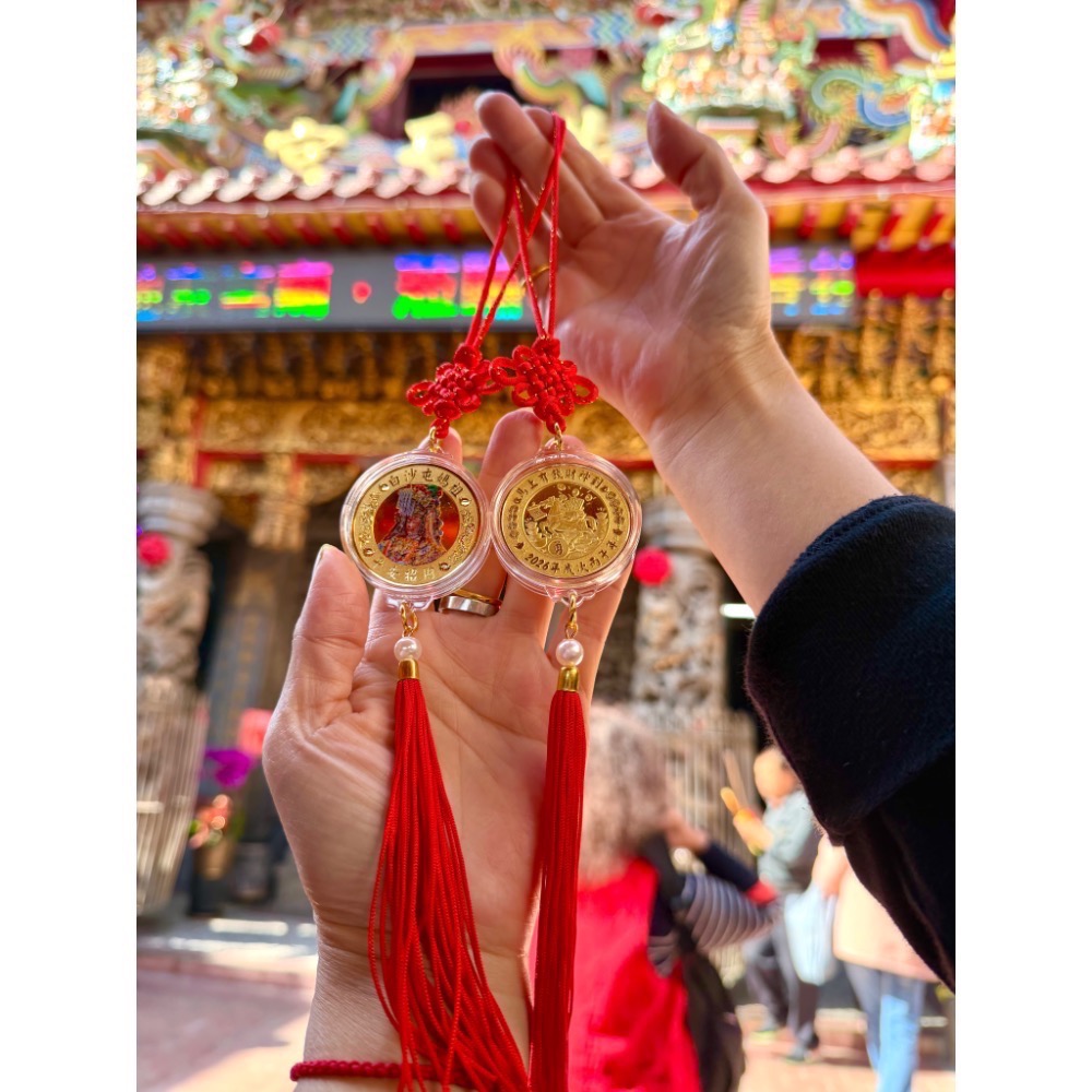 白沙屯媽祖 過香爐 2026 金馬吉祥 實心錢母 平安錢母-規格圖2