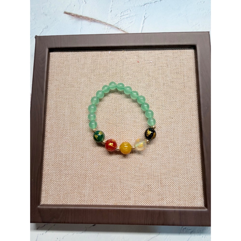 白沙屯媽祖過香爐 天然水晶 五行水晶 兒童手鏈 小朋友手鏈-規格圖1