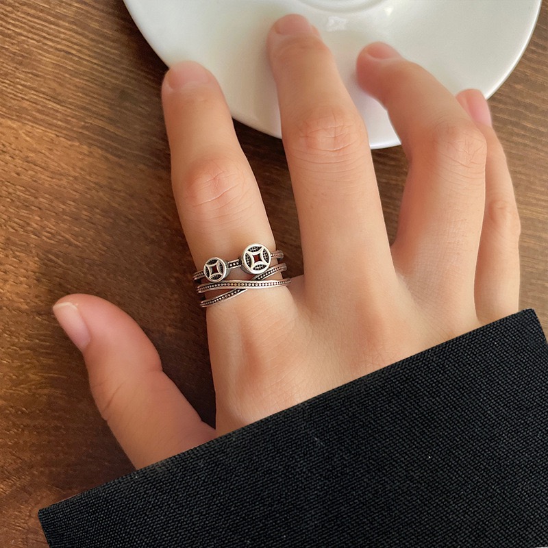 白沙屯媽祖過香爐加持  現貨不用等  超級熱賣款 古錢活動戒指-細節圖2