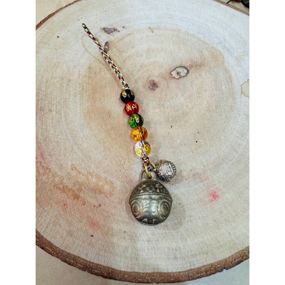 白沙屯媽祖 過香爐 命理師推薦 虎鈴 五色線 吊飾 蛇年化厄 五色六字真言-規格圖3