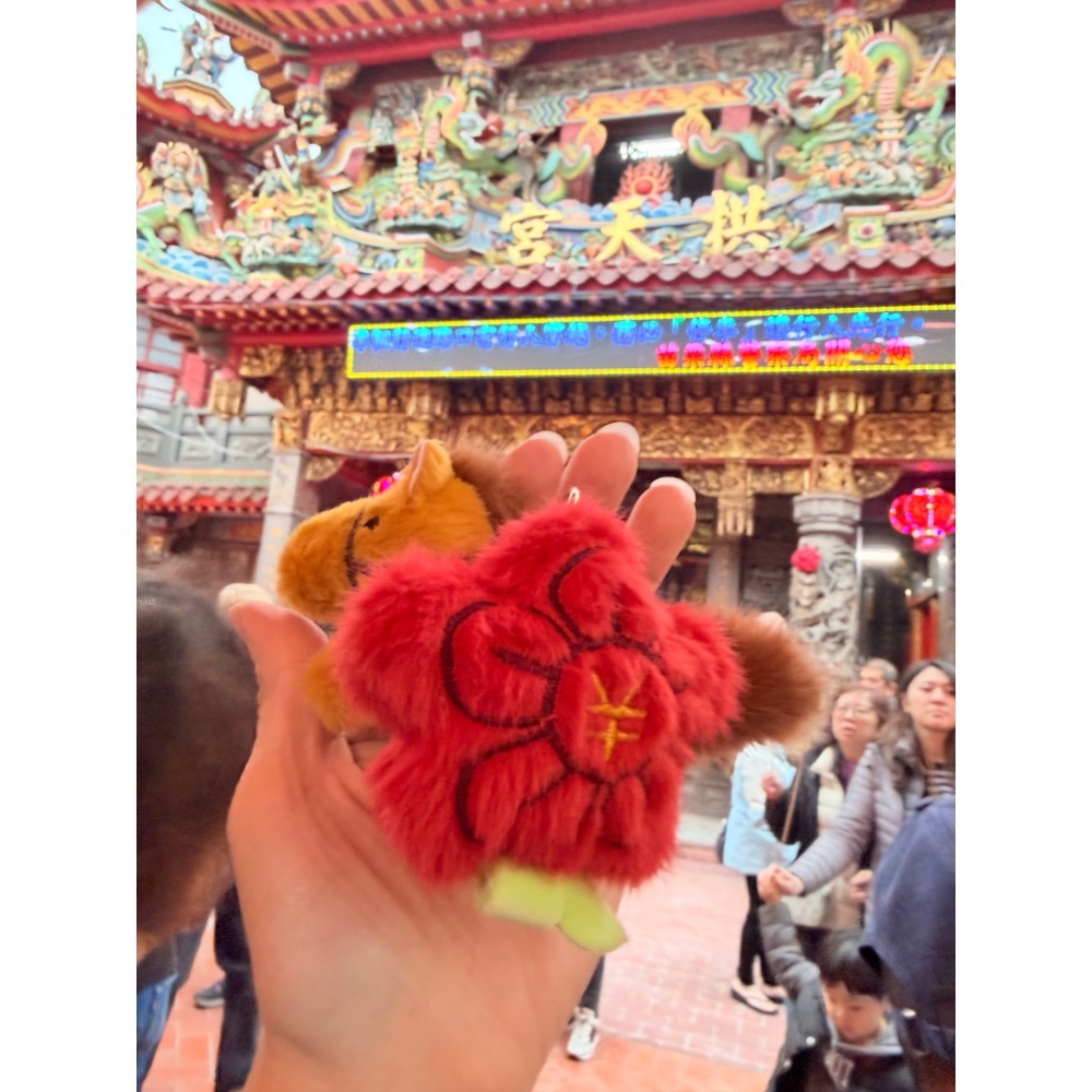 2026 馬上幸福！白沙屯媽祖加持：超 Q 療癒系馬年磁鐵鑰匙圈-規格圖2
