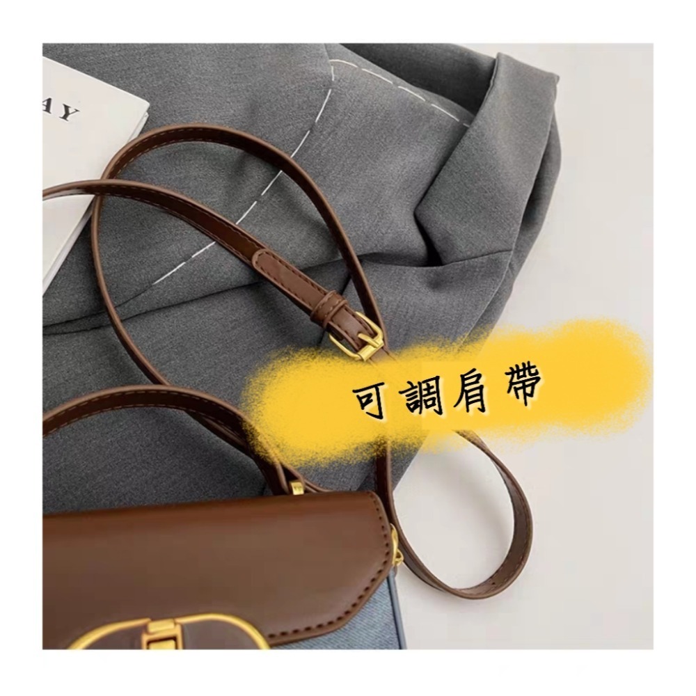 復古盒子小方包（手提／肩背／斜背）-細節圖6