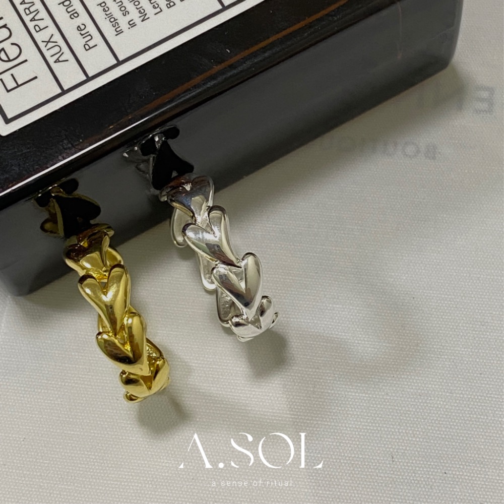 Oct.新品｜可調式戒指｜愛心-規格圖3