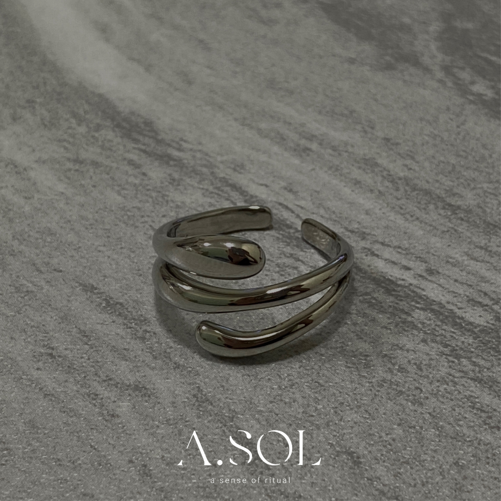 Oct.新品｜可調式戒指｜個性不規則-細節圖3