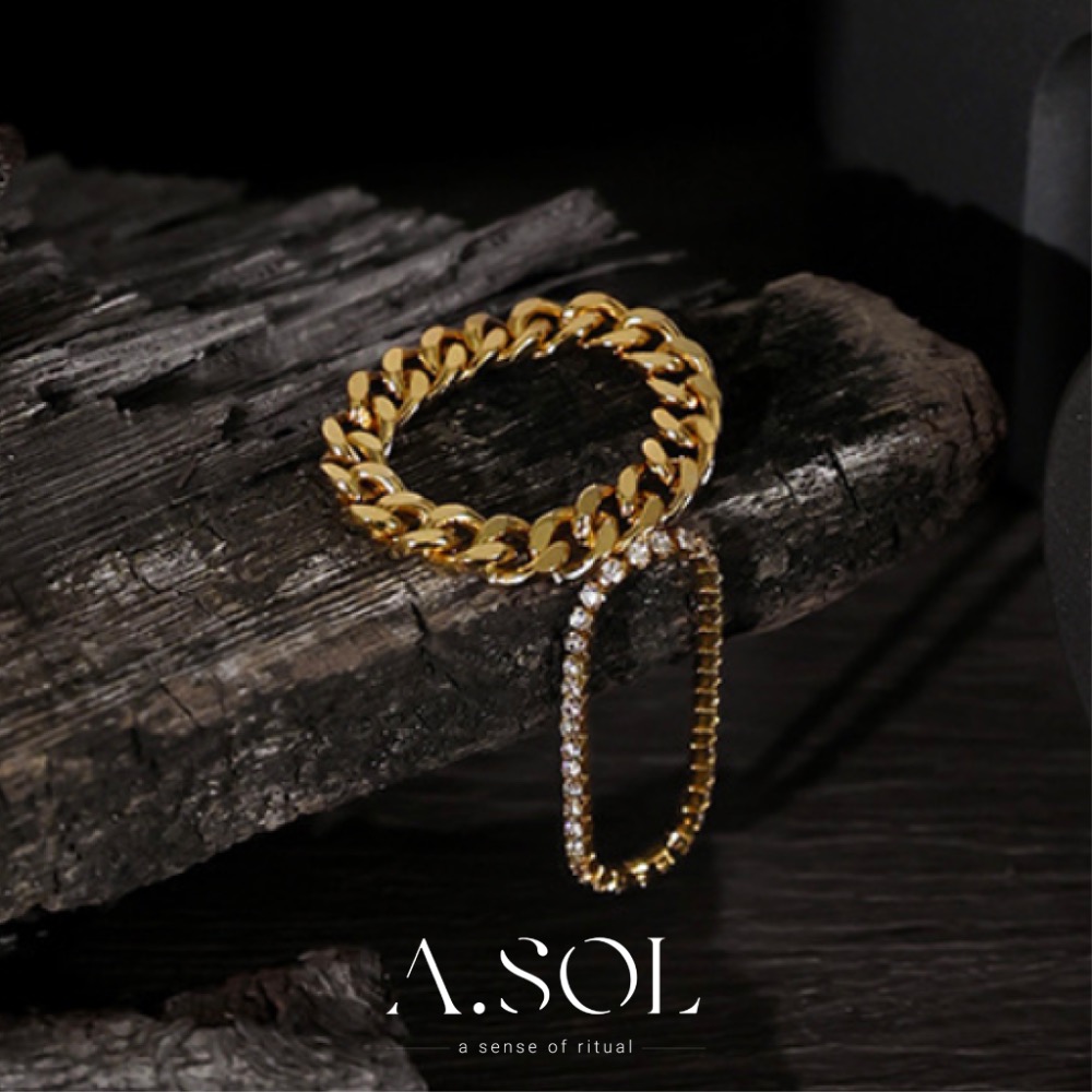 Oct.新品｜鏈戒｜細閃碎鑽-規格圖3