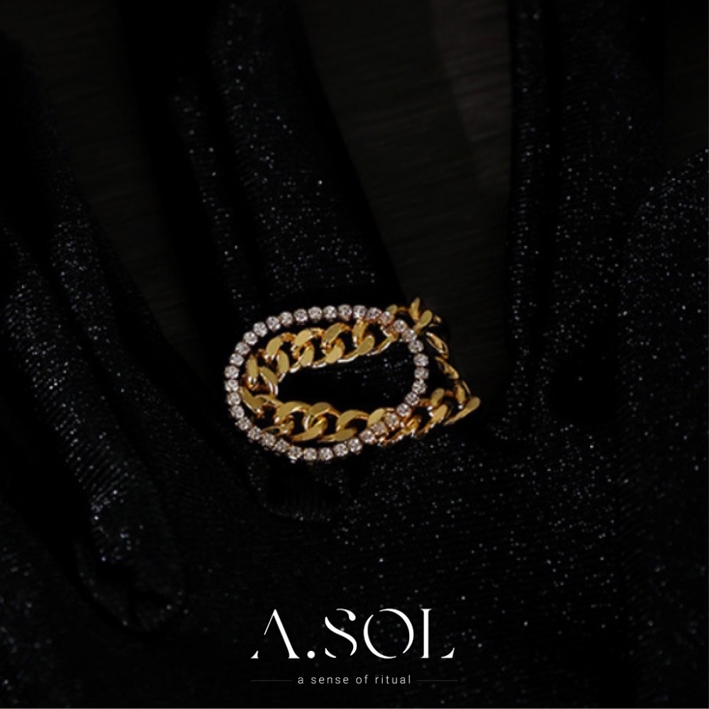 Oct.新品｜鏈戒｜細閃碎鑽-規格圖3