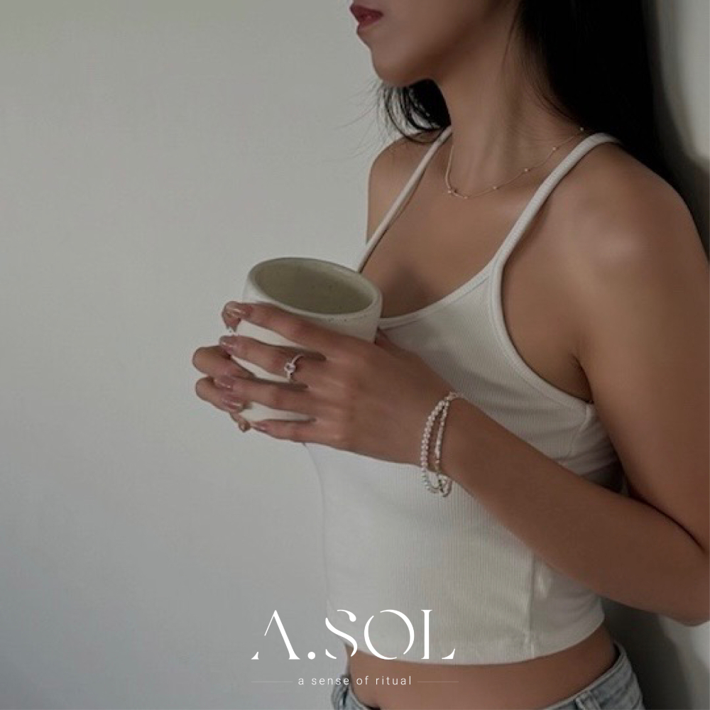 Oct.新品｜手鍊｜珍珠碎銀假兩件-細節圖3