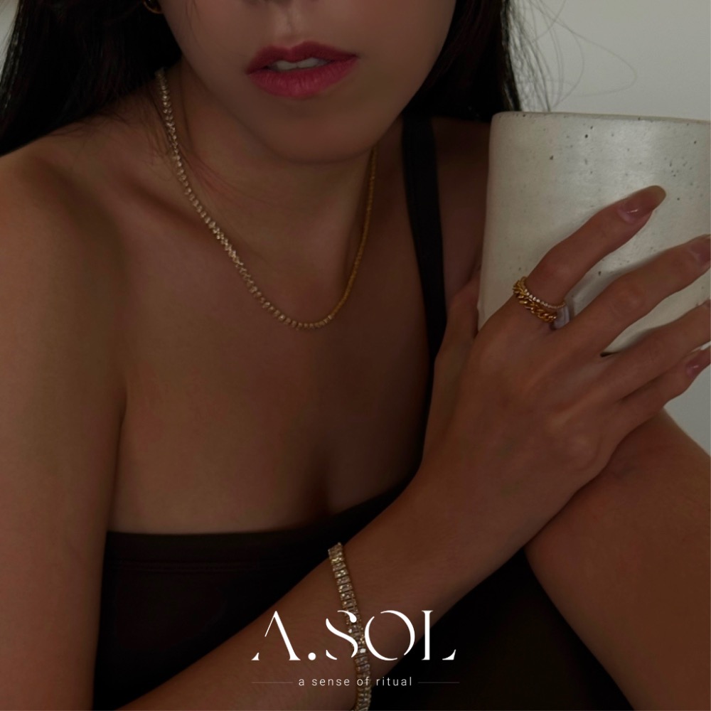 Oct.新品｜項鍊｜排鑽-規格圖3