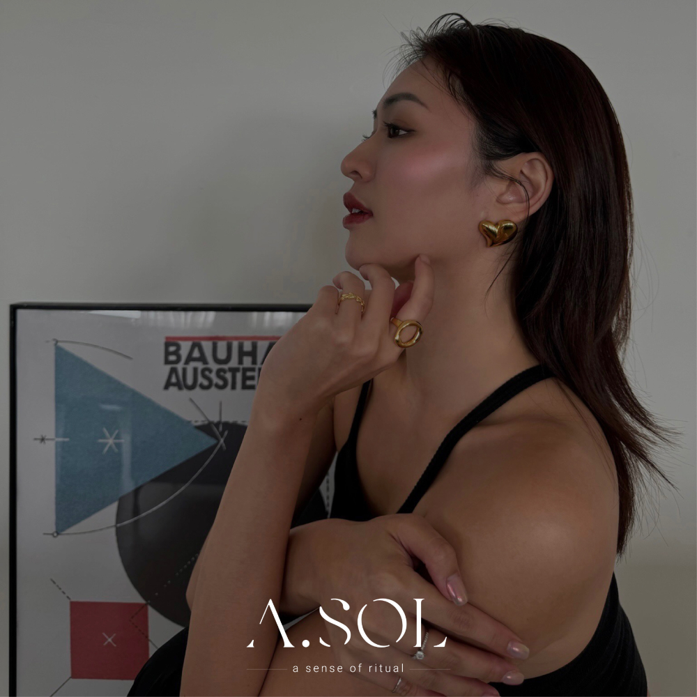 Oct.新品｜耳環｜愛心-細節圖2